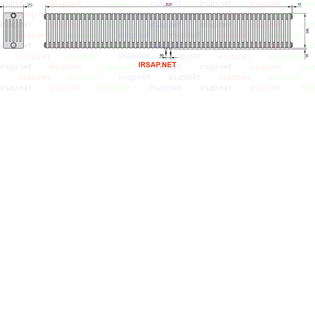 Радиатор IRSAP Tesi 60565/56 T50 CL 01